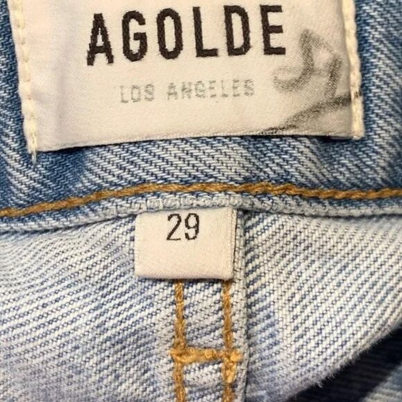 Agolde Revolve High Rise Tapered Baggy Jeans - Picture 4 of 8